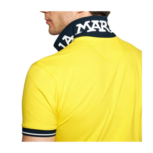 La Martina Polo Polo Uomo slim con contrasti Giallo - Francavilla Moda